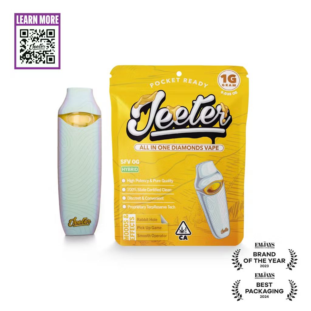 Jeeter - All In One Diamonds Vape -SFV OG 1g