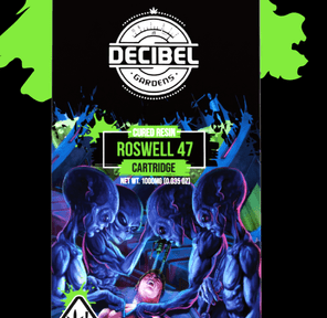 DECIBEL GARDENS- 1G CURED RESIN CART ROSWELL 47