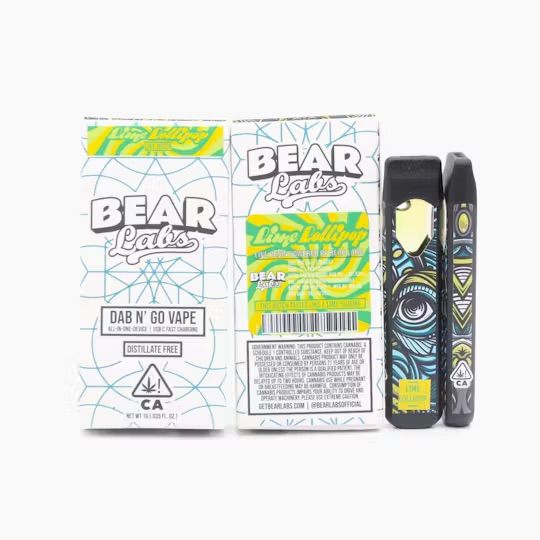 Bear Labs LR Disp Lime Lollipop 1g