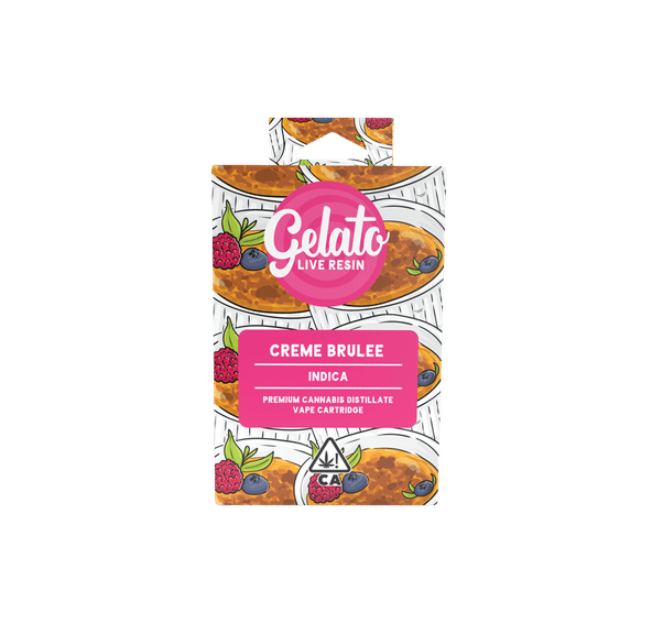 Gelato Live Resin Cartridge Creme Brulee 1g