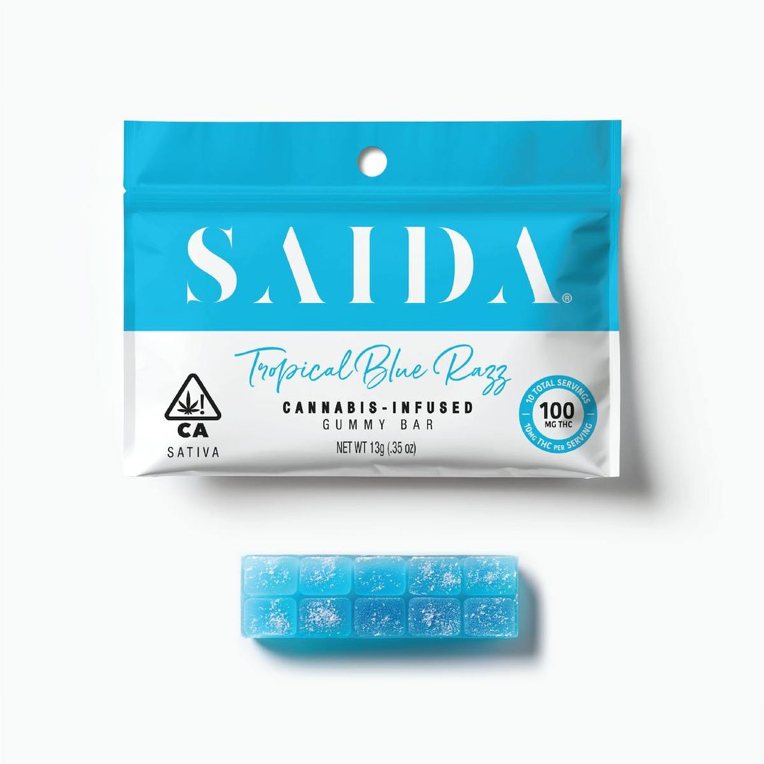Gummy Bar - Tropical Blue Razz 100mg
