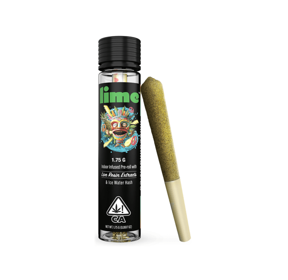 Lime | Infused Preroll | 1.75g | Diamonds | Hash | Blue Dream
