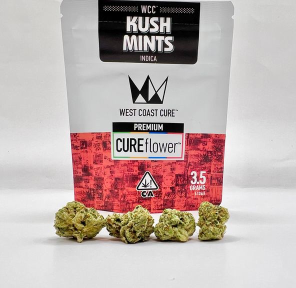 PRE-ORDER ONLY West Coast Cure - Kush Mints- 3.5g Premium Flower