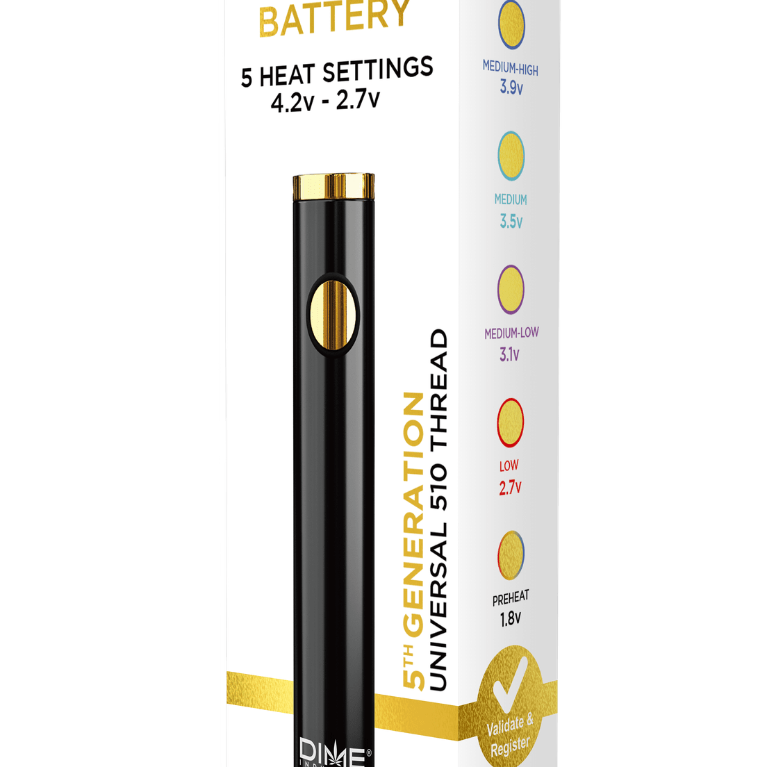 DIME 5TH GENERATION BATTERY