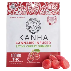 Kanha Sativa Cherry (100mg) Gummies