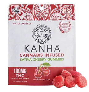 Kanha Sativa Cherry (100mg) Gummies