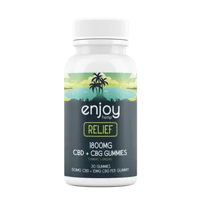 Enjoy CBD + CBG Relief Gummies - 30ct