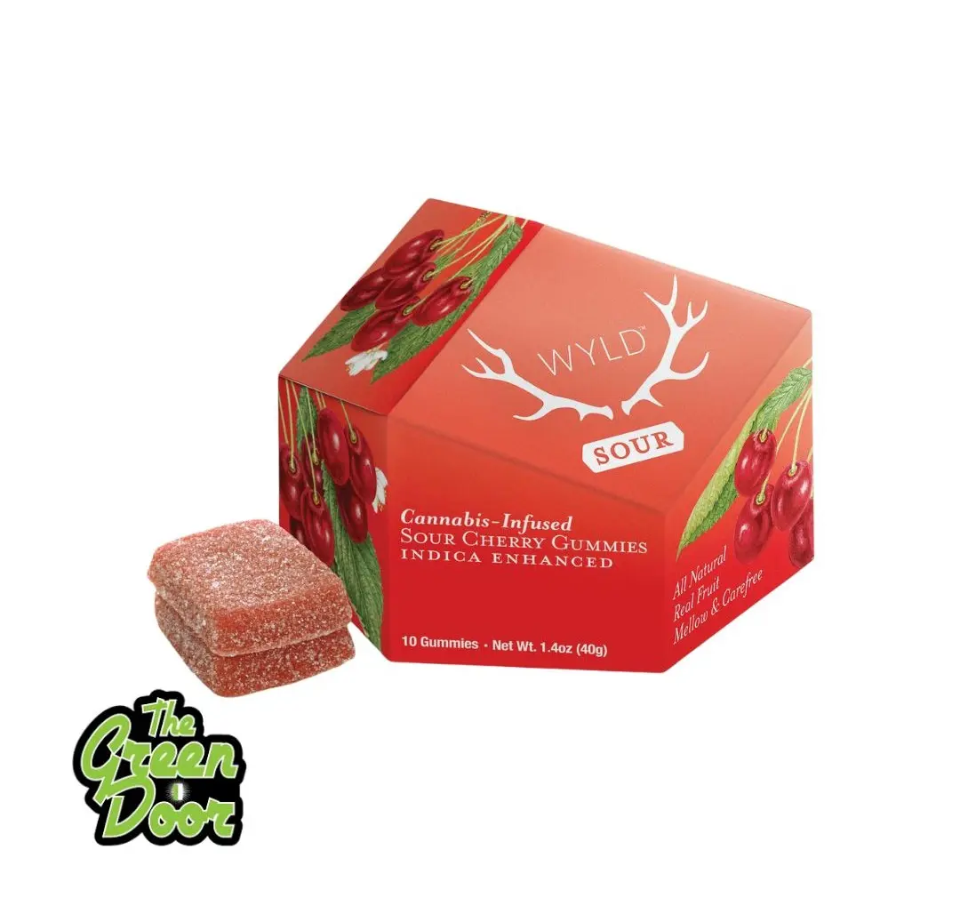 WYLD - Sour Cherry - Gummies - 10PK - 100MG