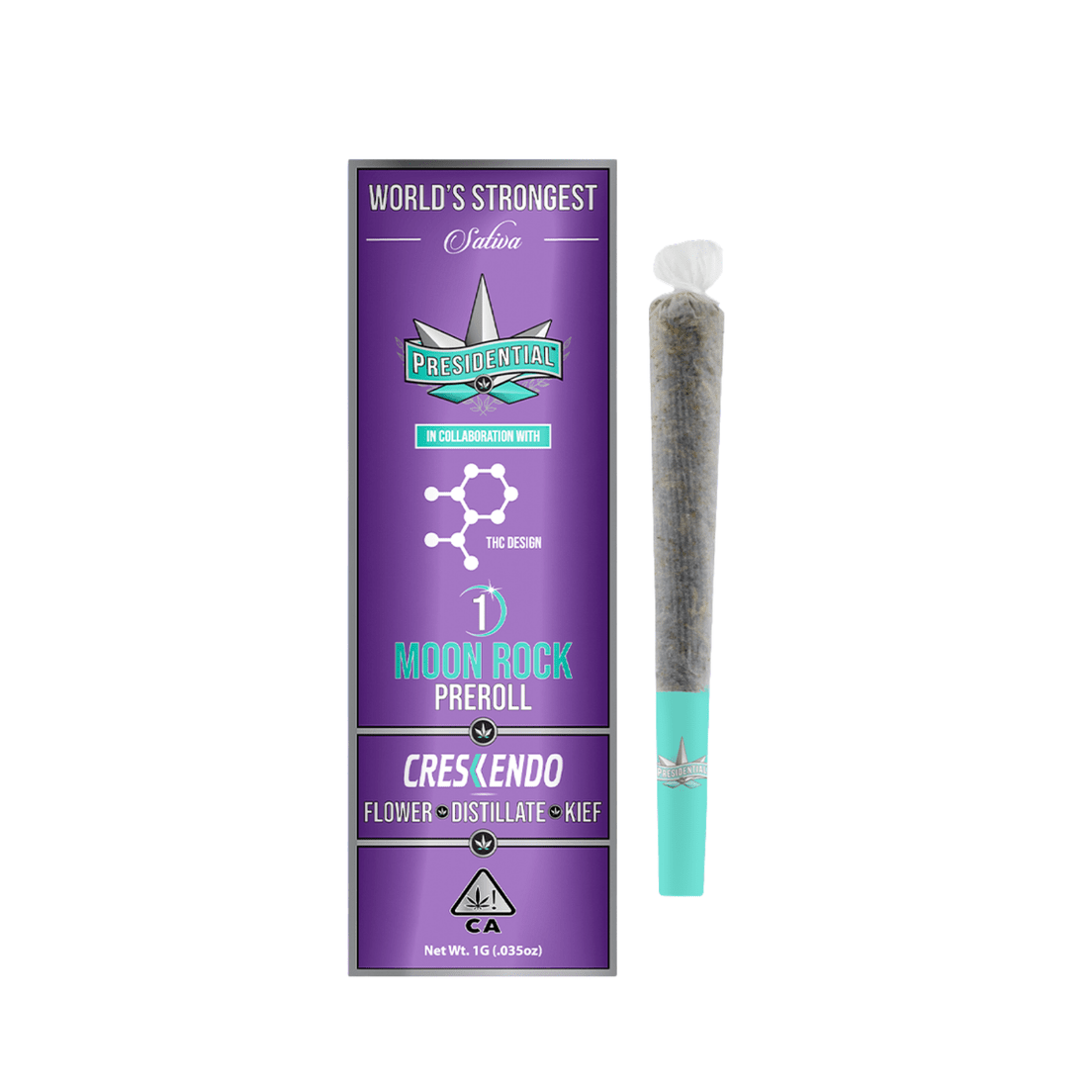 Presidential | Infused Preroll | 1g | Moonrock | Crescendo
