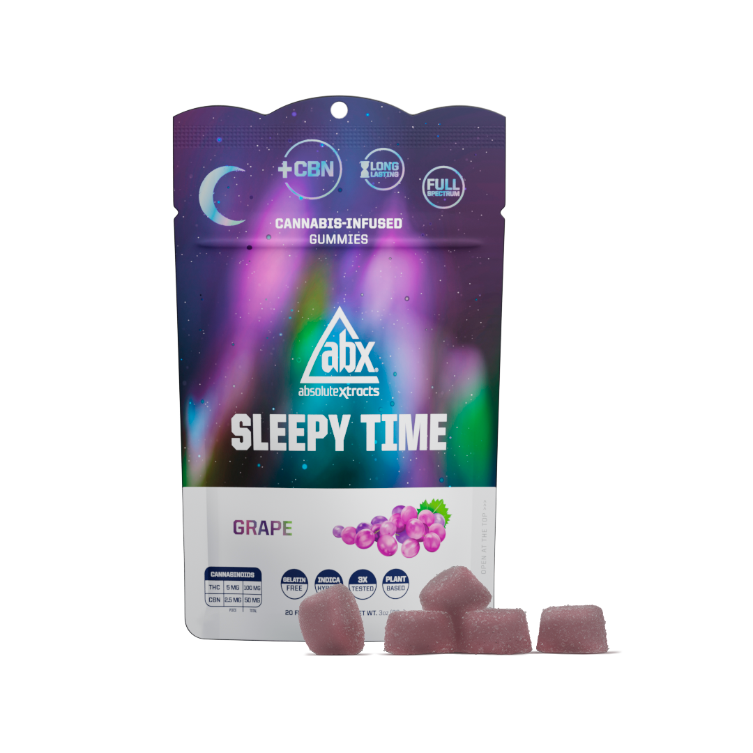 ABX Sleepy Time Gummies - 5THC:2.5CBN Grape