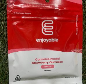 100mg Strawberry Gummies - ENJOYABLE