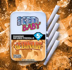 Iced - Gelonade 5pk Infused Pre Rolls - 2.5 g