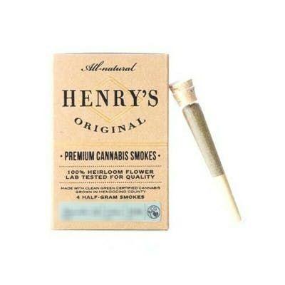 .5g (4 Pack) Maui Wowie Pre Rolls - HENRY'S ORIGINAL