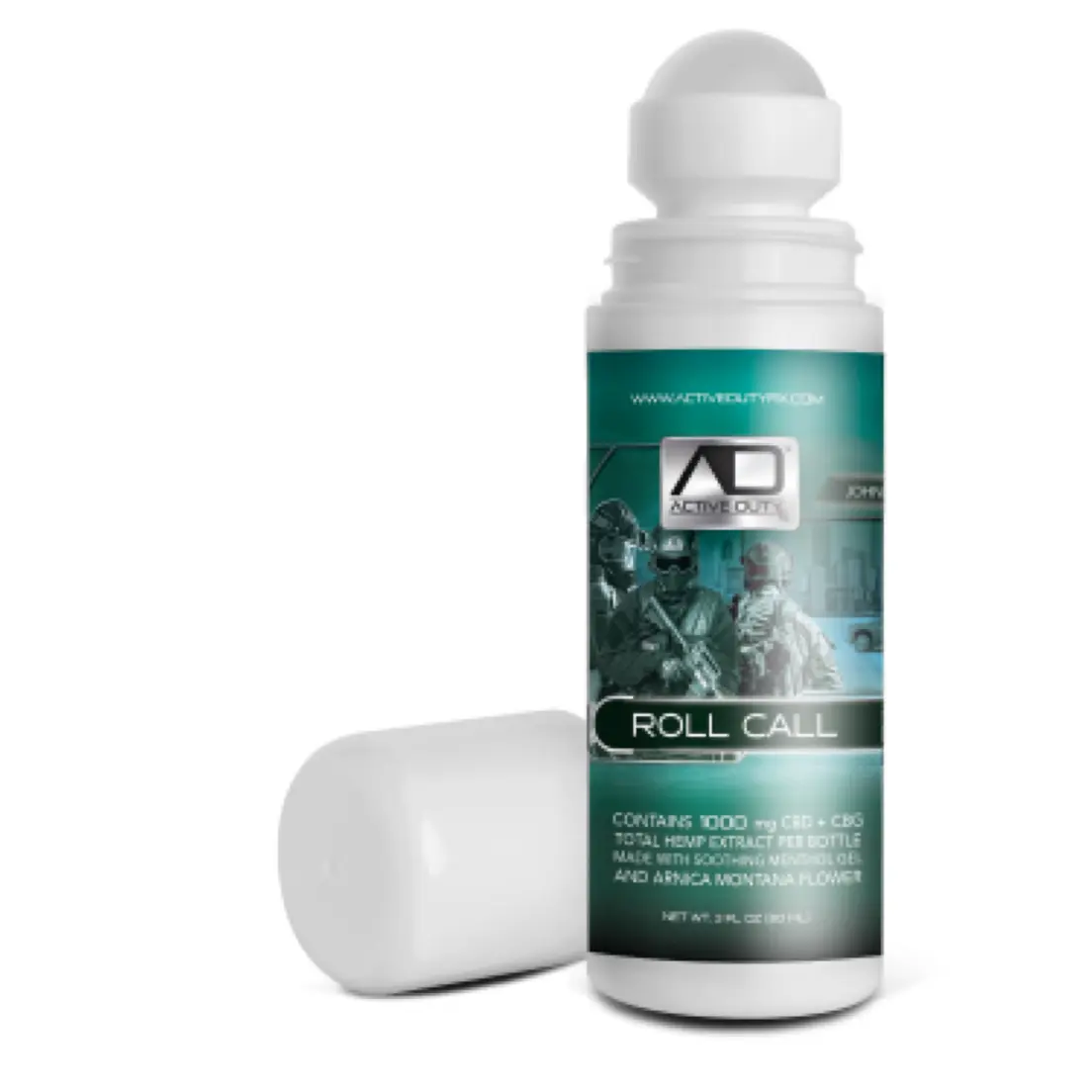 Active Duty RX 1000MG CBD+CBG Roll on
