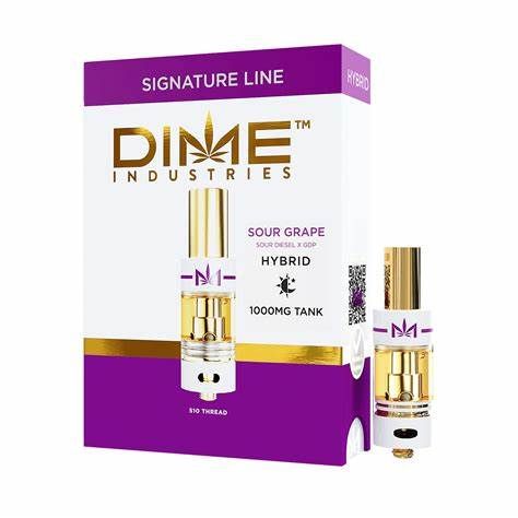 Dime Industries - Sour Grape - Cartridge - 1g - Hybrid