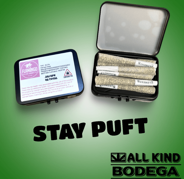 Stay Puft .5g Preroll 8 Pack (Total Weight 4g) (@flamingomaine)