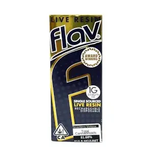 Flav Strawberry Mimosa Live Resin 1g Dispo