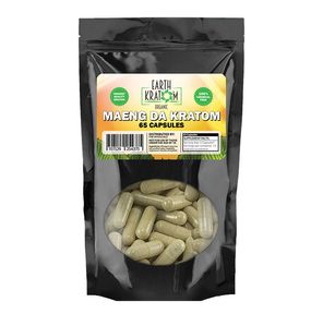 65ct Green Maeng Da Kratom Capsules