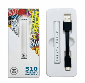 22K | Battery | For 510 Carts | White