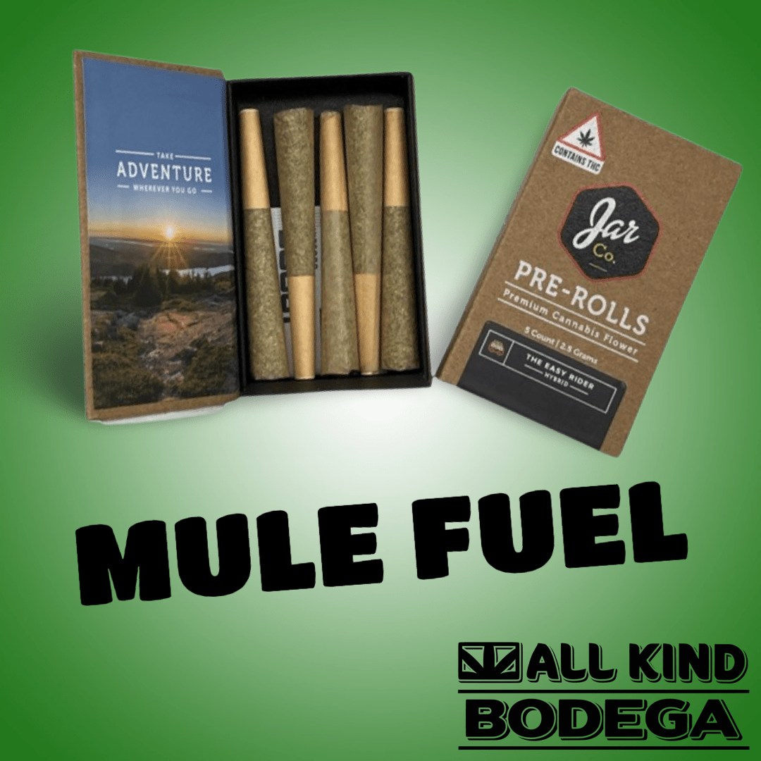 Mule Fuel .5g Preroll 5 pack (2.5g total) (@jarcannabis2.0)