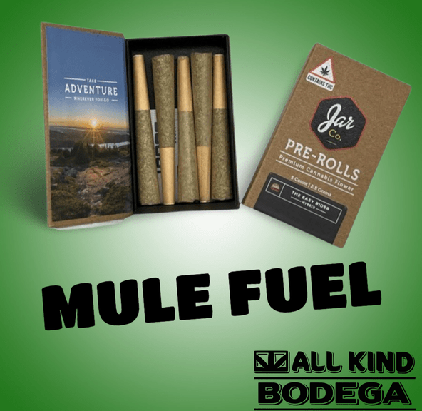 Mule Fuel .5g Preroll 5 pack (2.5g total) (@jarcannabis2.0)