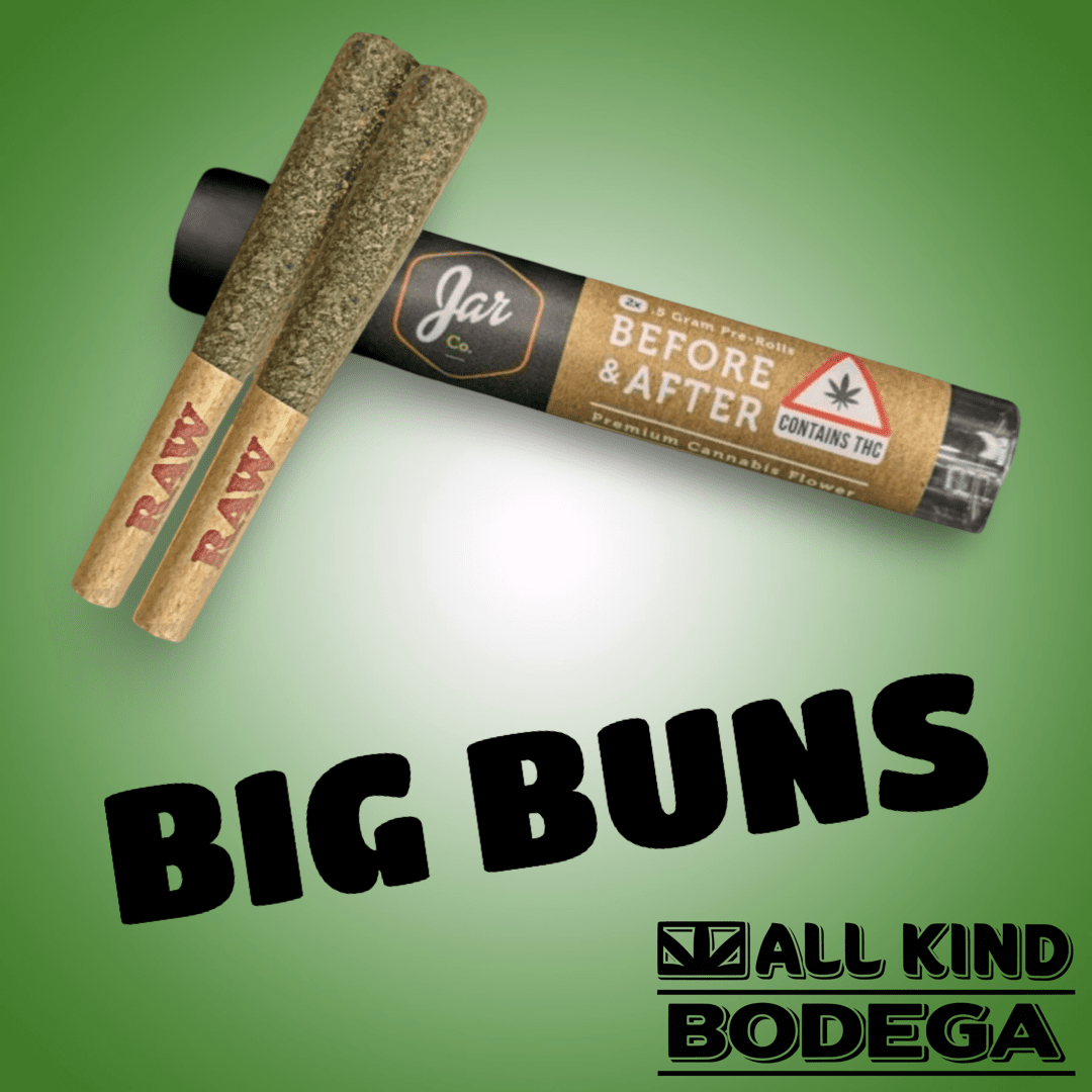Big Buns .5g Preroll 2 Pack (1g total) (@jarcannabis2.0)