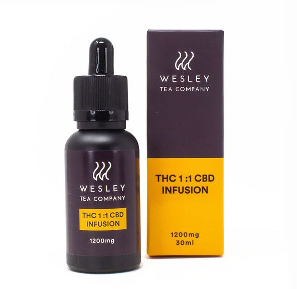1200mg CBD:THC 1:1 Infusion by Wesley Tea