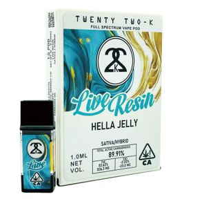 22K | PlugPlay Compatible | Pod | 1g | Live Resin | Hella Jelly