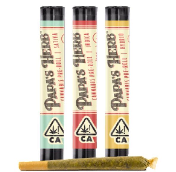 Papa's Herb-Skywalker OG-1g Pre Roll-35.82% THC
