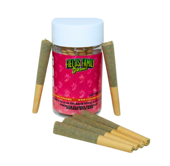 Fields Family Farmz | Infused Prerolls | 6 x .6g | Orange Creamsicle