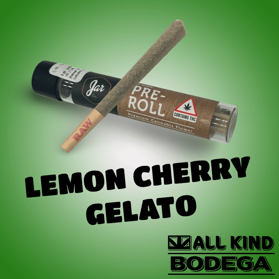 Lemon Cherry Gelato 1g Preroll (@jarcannabis2.0)