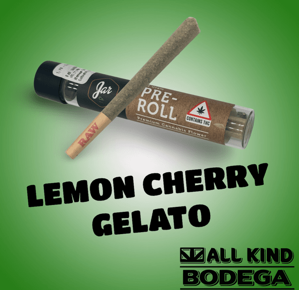 Lemon Cherry Gelato 1g Preroll (@jarcannabis2.0)