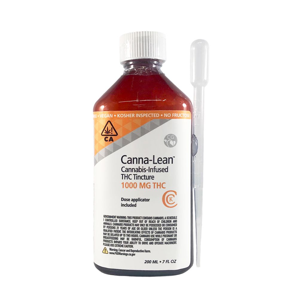 Canna Lean Cannabis Infused THC Tincture 1000mg