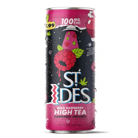 St. Ides- WILD RASPBERRY HIGH TEA 100MG