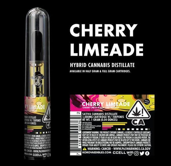 Korova - Cherry LImeade 1g vape