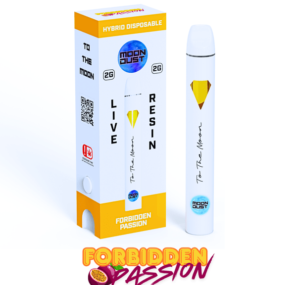 Moondust - 2G - LIVE RESIN DISPOSABLE - Forbidden Passion - Hybrid