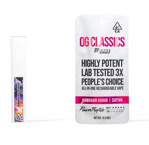 Cake AIO Vape OG Classics Hawaiian Guava OG 1g