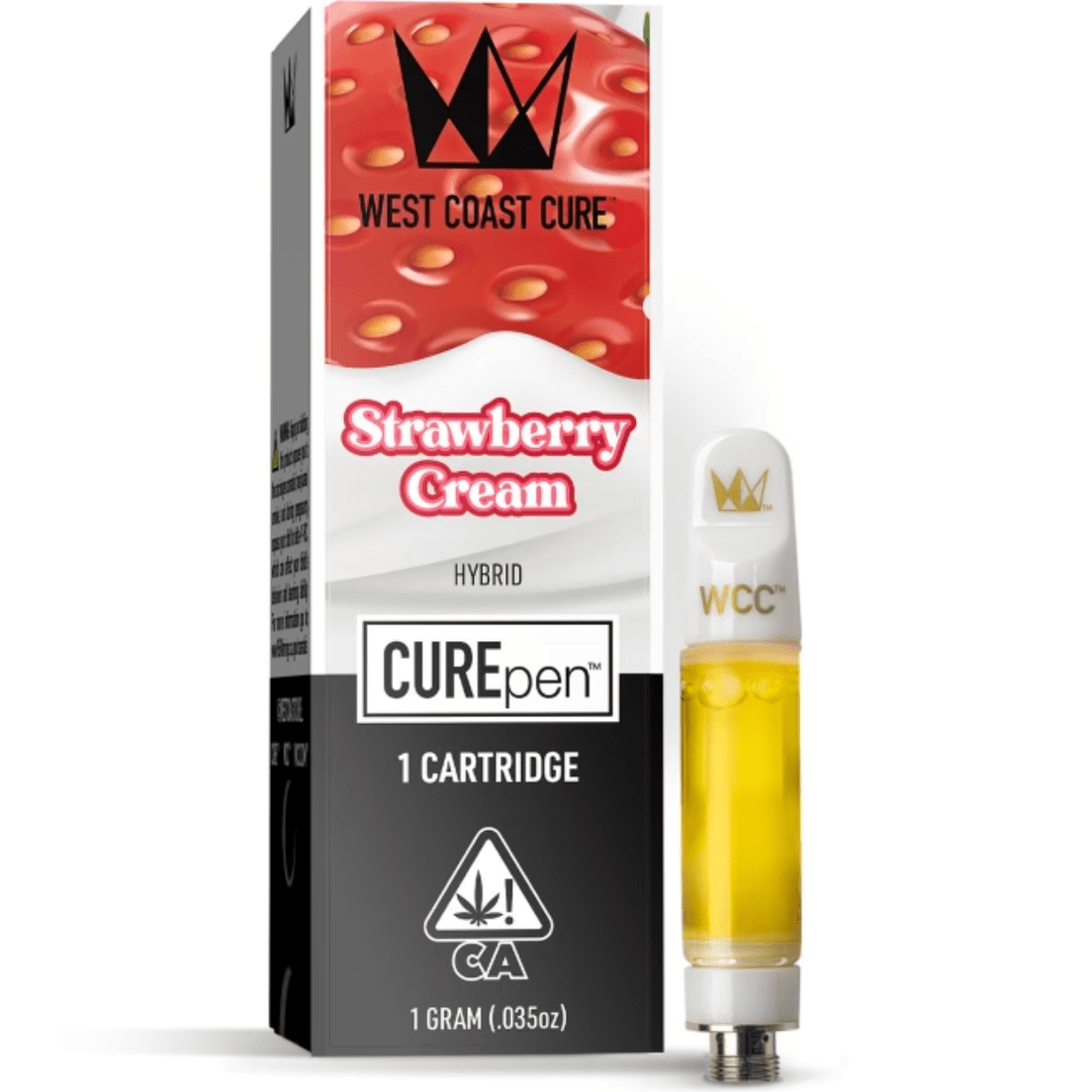 PRE-ORDER ONLY 1g Strawberry Cream CUREpen Cartridge - West Coast Cure