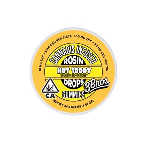 3 Bros Rosin Drops 2:1 THC:CBN Hot Toddy 100mg