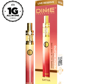 Dime Industries — Peach Mojito Live Reserve 1000mg All in One Device
