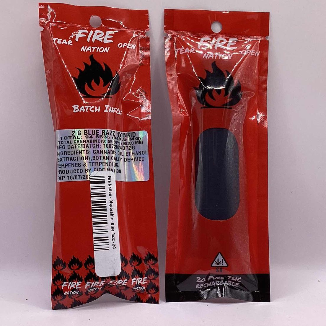 九州パンク　GAI Confuse VIOLENT PARTY オムニバステープ Fire Nation - Disposable - Blue Razz - 2G at Goodies | Sweede