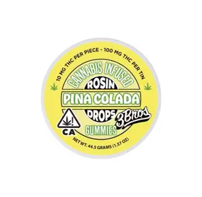 3 Bros | Rosin Drops | 100mg THC - 10pk | Pina Colada