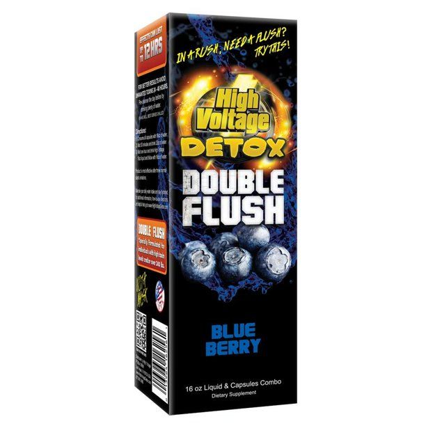 HIGH VOLTAGE DETOX DOUBLE FLUSH BLUE BERRY