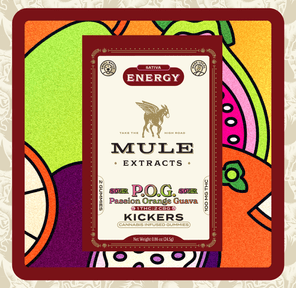 Mule Extracts | Sour P.O.G. | 2 pack: 100mg THC: 200mg CBG