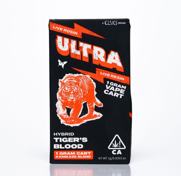 CLSICS Ultra - Tiger's Blood Live Rosin/Resin Cartridge (1g)