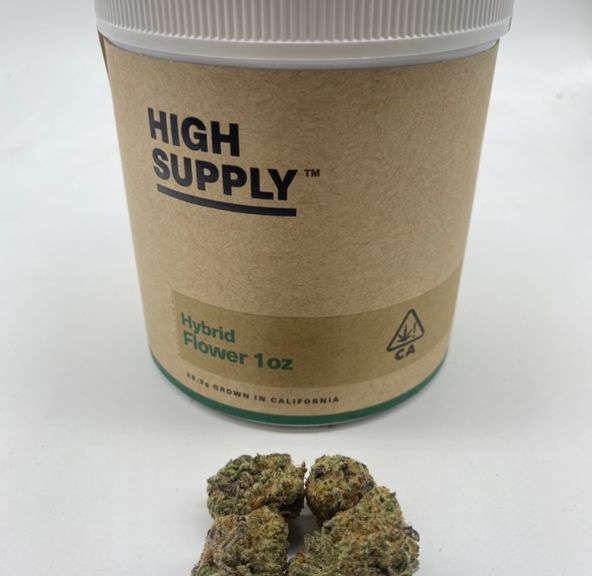 LA Kush Cake (hybrid) - 28g INDOOR Flower (THC 28%) by High Supply