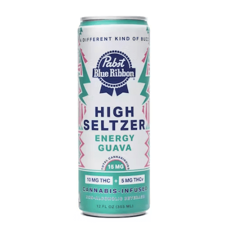Pabst Blue Ribbon- DAYTIME GUAVA HIGH 15MG SELTZER