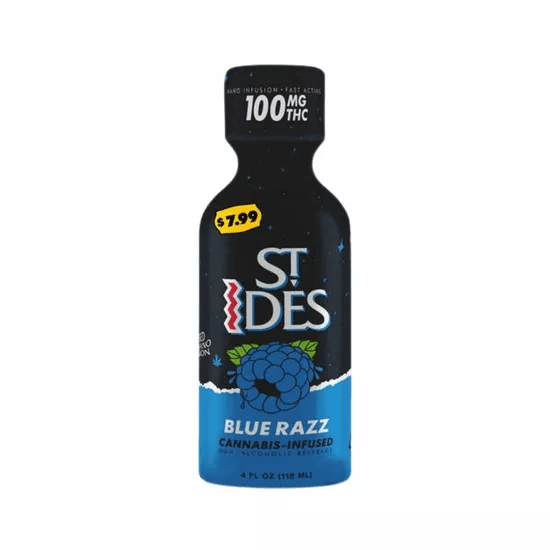 St. Ides- BLUE RAZZ 100MG SHOT
