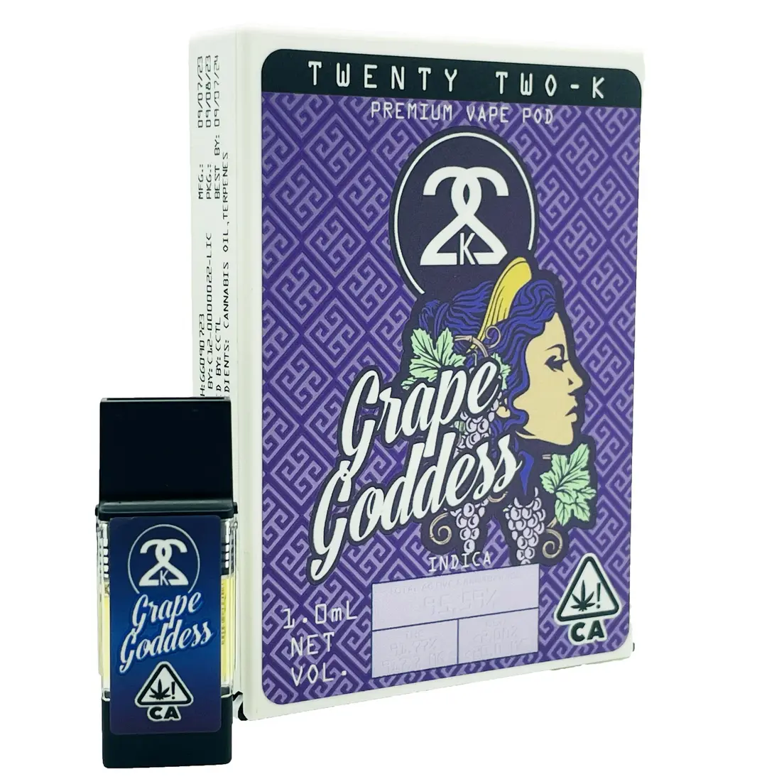 22K | PlugPlay Compatible | Pod | 1g | Distillate | Grape Goddess