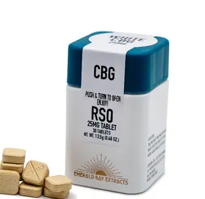 25mg Tablets-Indica-White CBG 25mg 13.50 g